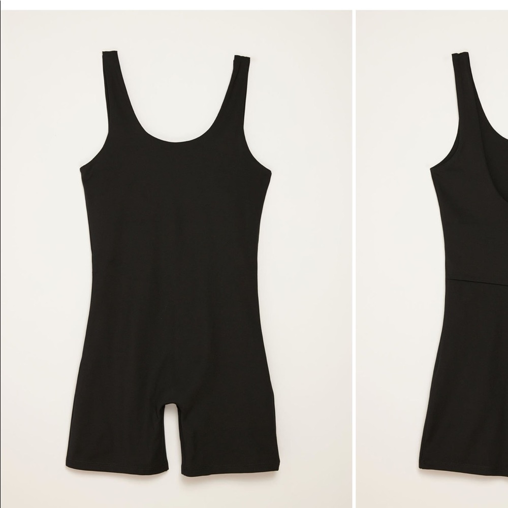 black unitard: NWOT
